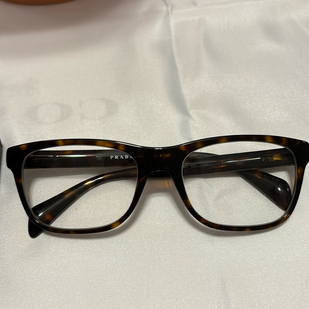 New with the case PRADA eyeglasses frame